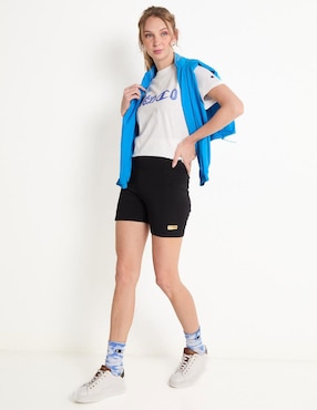 Playera manga corta Champion cuello redondo para mujer