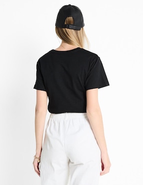 Playera manga corta Champion cuello redondo para mujer
