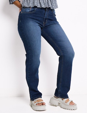 Jeans straight Oggi para mujer