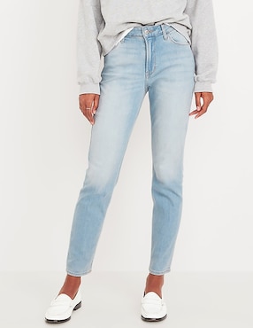 Jeans Straight Old Navy Corte Cintura Para Mujer