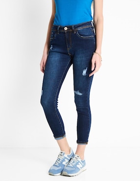 Jeans Skinny NYD Corte Cintura Para Mujer