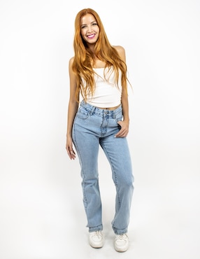 Jeans straight Furor para mujer