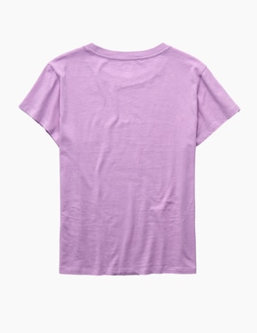 Playera manga corta American Eagle cuello redondo prara mujer