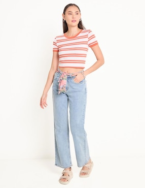Jeans straight Nyd para mujer