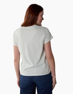 Playera manga corta American Eagle cuello redondo para mujer