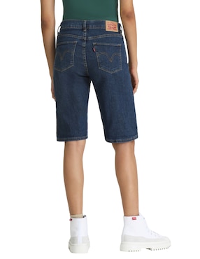 Bermuda Levi's de mezclilla para mujer