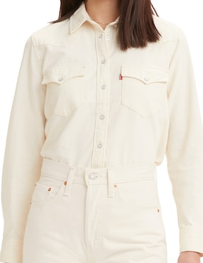 Blusa manga larga para mujer