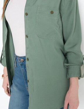 Blusa American Eagle manga larga para mujer