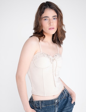 Top Madden Girl escote corazón tirante ajustable