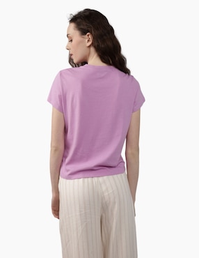 Playera manga corta American Eagle cuello redondo para mujer