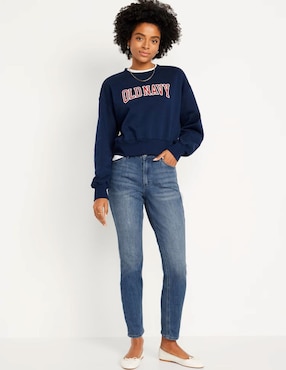 Jeans straight Old Navy 000734874-845 para mujer