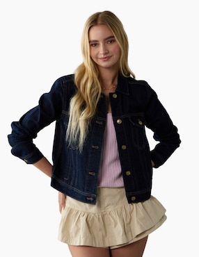 Chamarra denim American Eagle de mezclilla para mujer