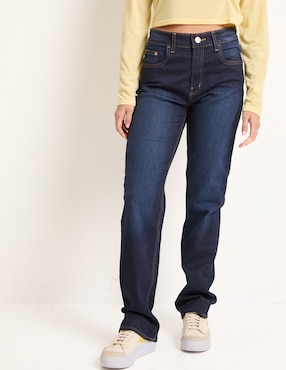 Jeans straight Oggi para mujer
