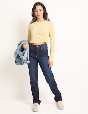 Jeans straight Oggi para mujer