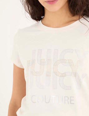 Playera manga larga Juicy Couture cuello redondo para mujer