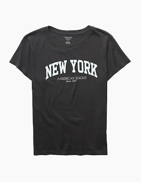 Playera manga corta American Eagle cuello redondo para mujer