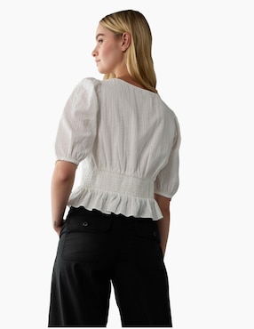 Blusa American Eagle manga al codo para mujer