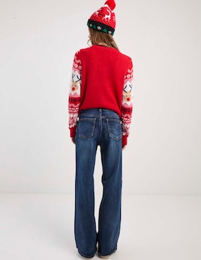 Jeans straight Nyd Bhi-2510-1326N para mujer