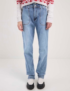 Jeans straight Nyd para mujer