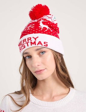 Suéter navideño Nyd cuello redondo para mujer