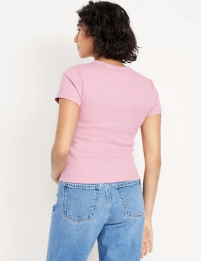 Playera manga corta Old Navy cuello redondo para mujer