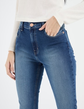 Jeans slim Oggi para mujer