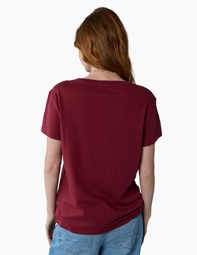 Playera manga corta American Eagle cuello redondo para mujer