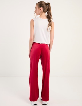 Pants straight Juicy Couture con elástico para mujer
