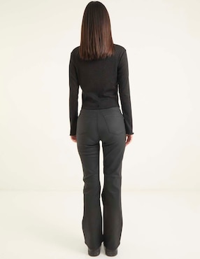 Jeans flare Nyd corte cintura para mujer