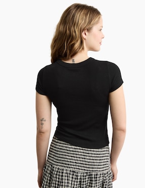 Playera manga corta American Eagle cuello redondo para mujer