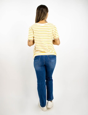 Playera manga corta Furor cuello redondo para mujer