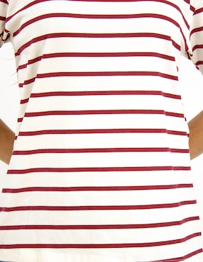 Playera casual manga corta Furor cuello redondo para mujer