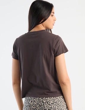 Playera manga corta American Eagle cuello redondo para mujer