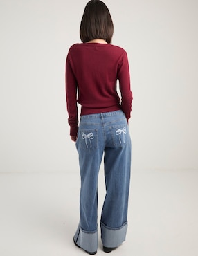 Jeans relaxed wide leg Madden Girl para mujer