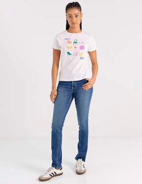 Jeans slim Oggi para mujer