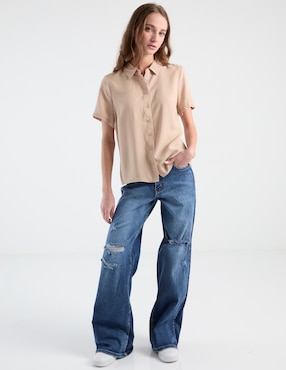 Jeans relaxed wide leg Nyd para mujer