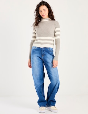 Jeans relaxed barrel Nyd para mujer