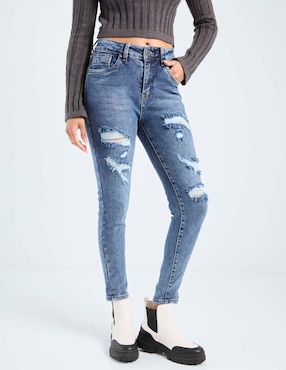 Jeans relaxed skinny Nyd para mujer