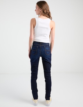 Jeans ultra skinny Oggi corte cintura alta para mujer