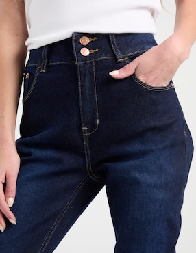 Jeans ultra skinny Oggi corte cintura alta para mujer