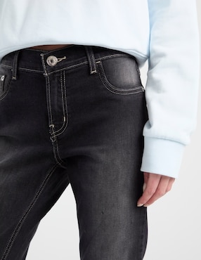 Jeans straight Oggi corte cadera para mujer