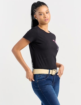Playera manga corta Furor cuello redondo para mujer