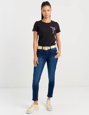 Playera manga corta Furor cuello redondo para mujer