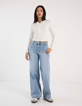 Jeans relaxed wide leg Nyd para mujer