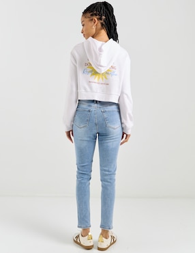 Jeans slim Nyd para mujer