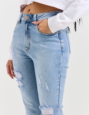 Jeans slim Nyd para mujer