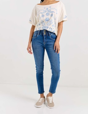 Jeans skinny Nyd para mujer