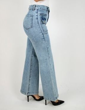 Jeans wide leg Furor para mujer