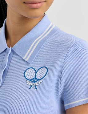 Playera tipo polo Juicy Couture para mujer