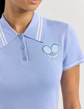 Playera tipo polo Juicy Couture para mujer